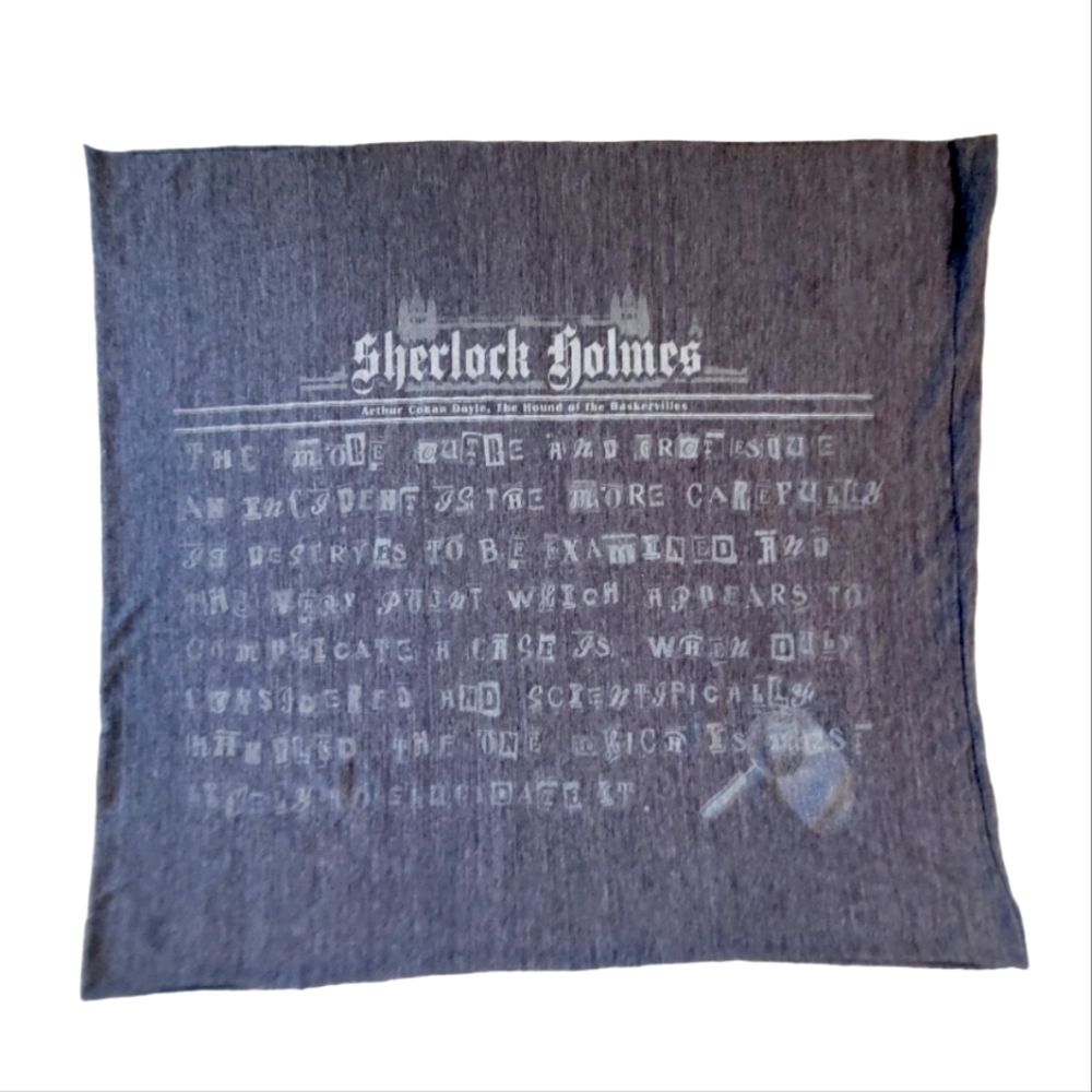 Sherlock Holmes Arthur Conan Doyle Quote Infinty Wrap Scarf